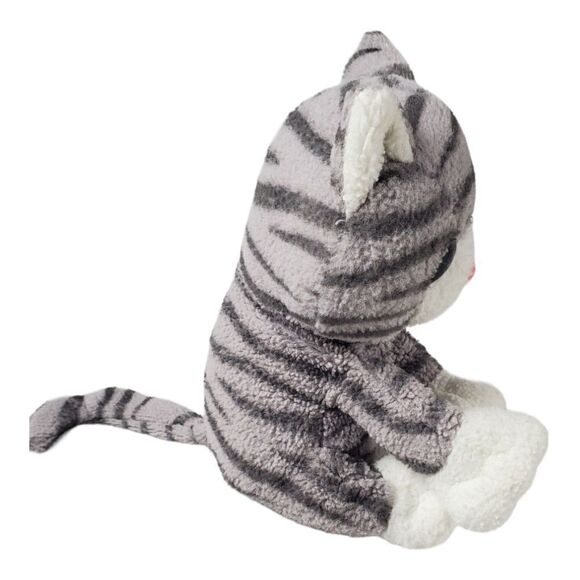 Circo Target Tabby Kitty Cat Gray Striped 7" Sitting Kitten Lovey Plush Toy 2012 - Picture 3 of 10
